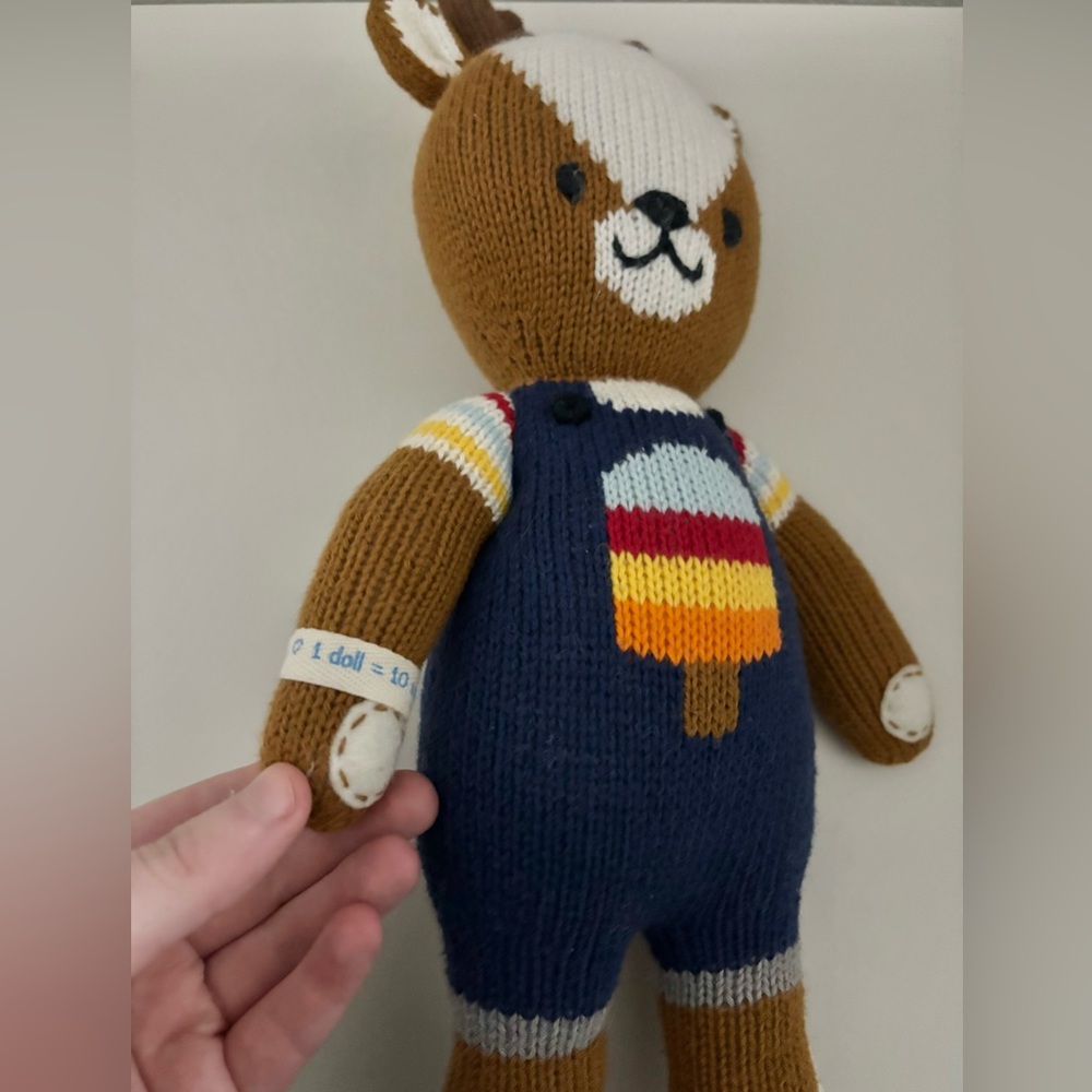 Cuddle + Kind Scout the Deer Doll Plush Size Little - 13 Inches - Picture 5 of 8